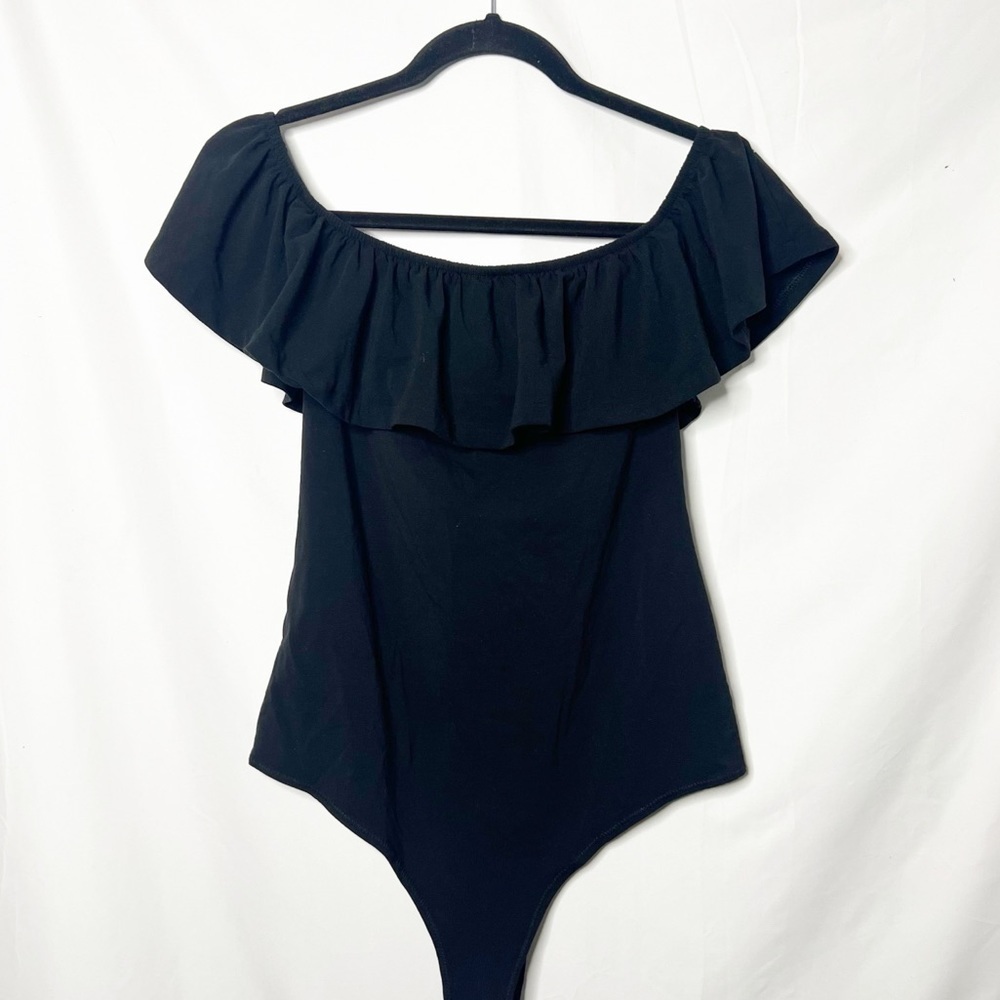 NEW with tags J. Crew Ruffle Off the Shoulder Bodysuit